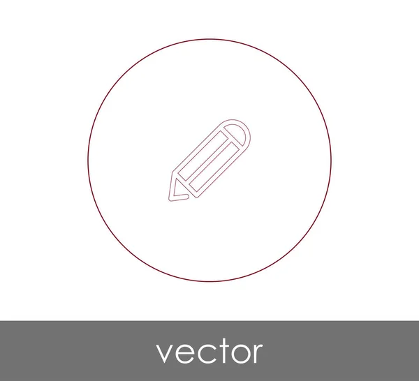 Editar icono de concepto — Vector de stock