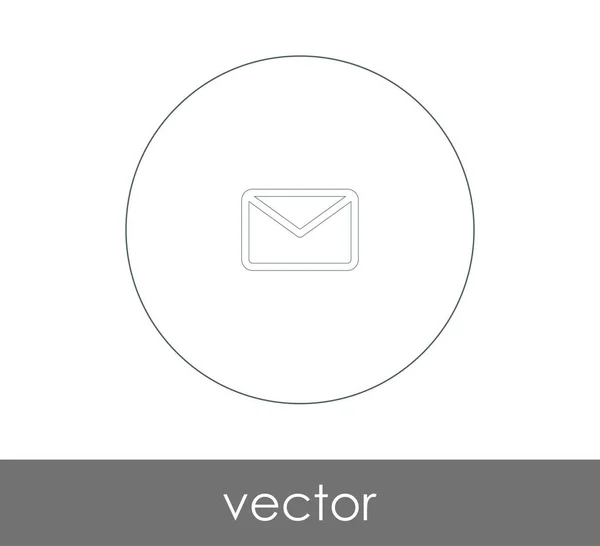 Umschlag Symbol Vektor Illustration — Stockvektor