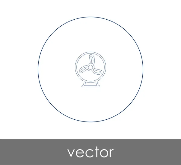 Fan icon symbol — Stock Vector