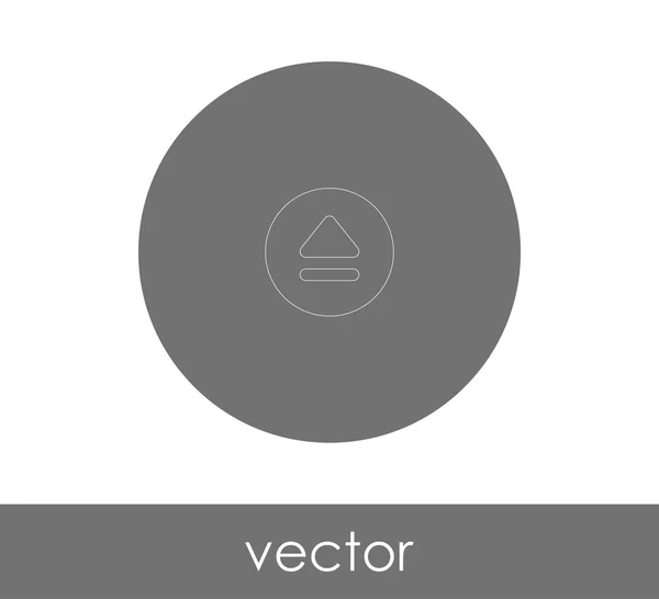 Vektor Illustration Design Des Auswurfsymbols — Stockvektor