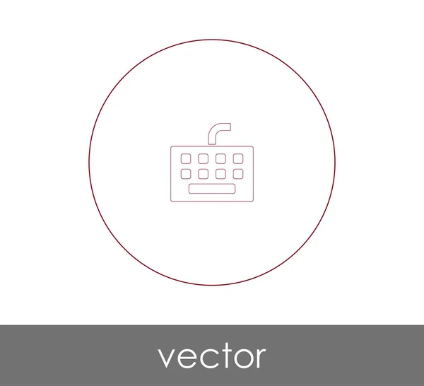 Ícone Teclado Para Web Design Aplicações — Vetor de Stock