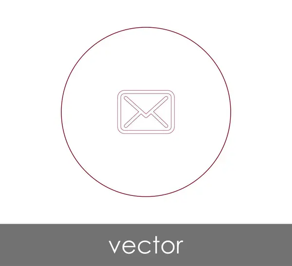 Umschlag Symbol Vektor Illustration — Stockvektor