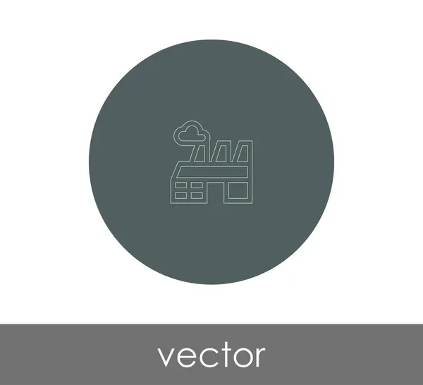 Vektoros Illusztráció Gyári Ikon Web Design Alkalmazások — Stock Vector