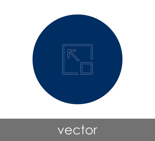 Vector Illustration Design Arrow Icon — Stock Vector