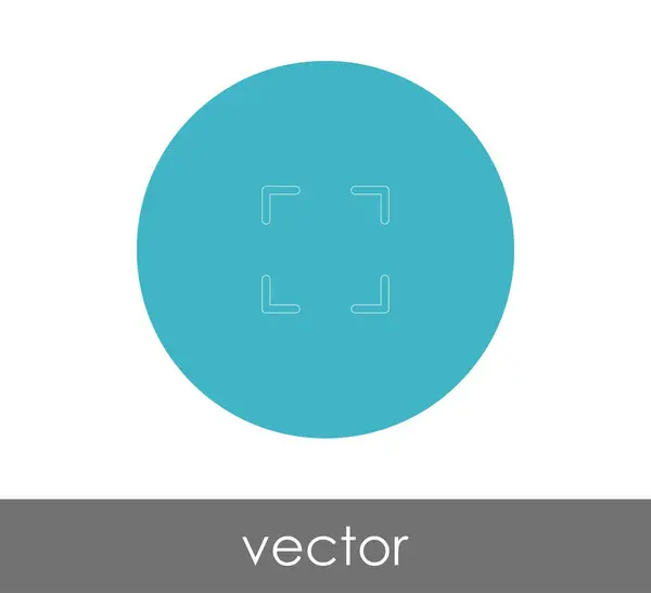 Icon Design Erweitern Vektor Illustration — Stockvektor