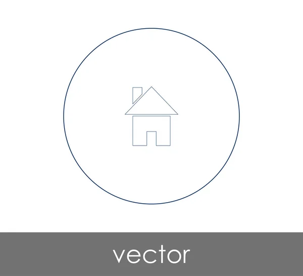 Design Ilustração Vetorial Ícone Home —  Vetores de Stock