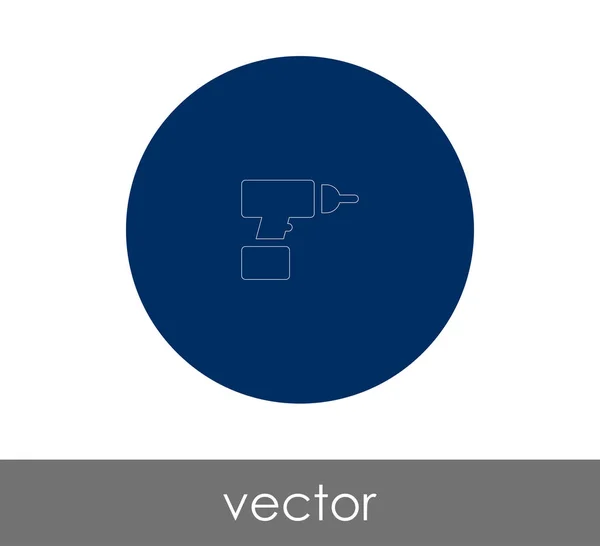 Elektrobohrmaschine — Stockvektor