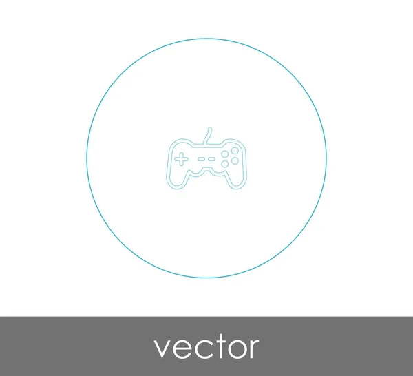 Icône Joystick Pour Conception Web Les Applications — Image vectorielle