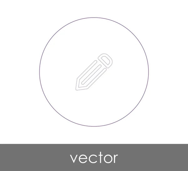 Editar icono de concepto — Vector de stock