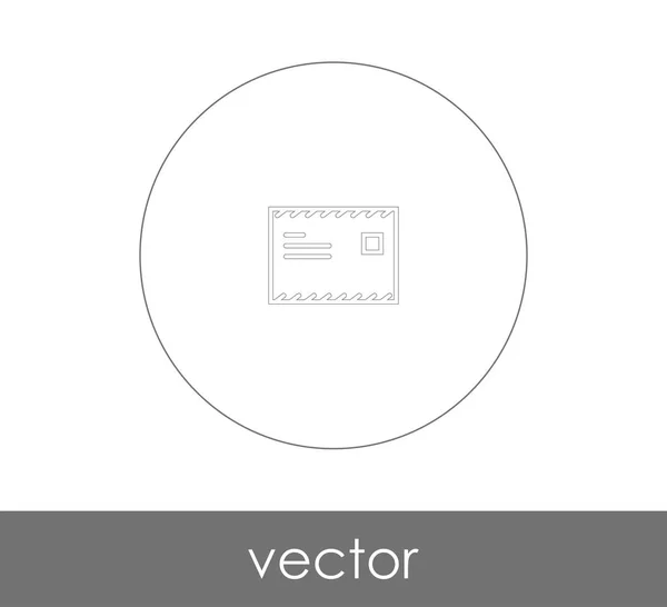 Ícone Envelope Para Web Design Aplicações — Vetor de Stock