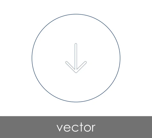 Descargar icono de flecha — Vector de stock