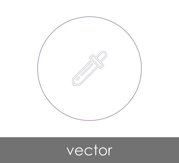 Значок dropper web — стоковый вектор