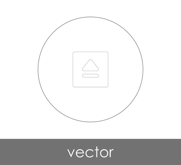 Векторная Иллюстрация Иконки Выброса — стоковый вектор