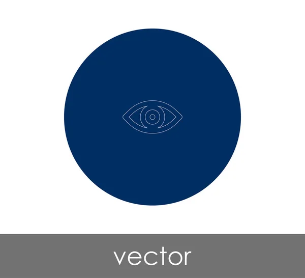 Vektor Illusztráció Tervezése Szem Ikon — Stock Vector