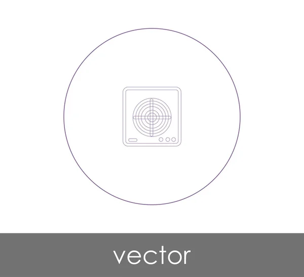 Symbole icône ventilateur — Image vectorielle