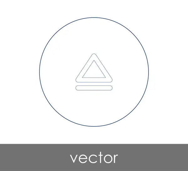 Vektor Illustration Design Des Auswurfsymbols — Stockvektor