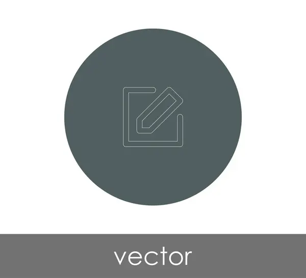 Concept pictogram bewerken — Stockvector