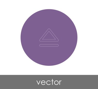 vektör çizim tasarımını çıkarma simgesini