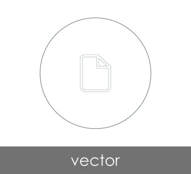 web tasarım ve uygulamaları, vektör çizim için belge simgesi 