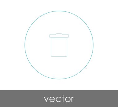 çöp kutusu simgesini web tasarım ve uygulamalar için