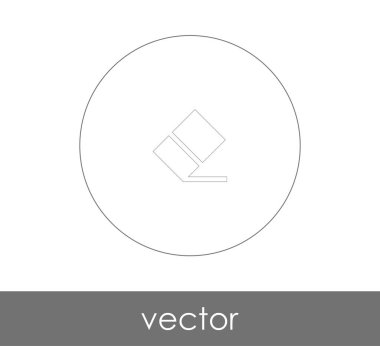 vektör çizim tasarım silgi simgesi