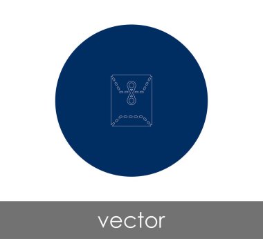 zarf simgesi vektör illüstrasyonu