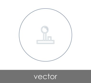 joystick simgesi vektör illüstrasyonu