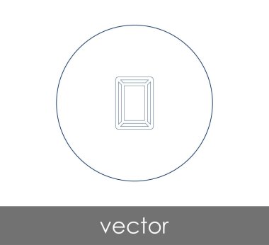 Resim Çerçevesi simgesi web tasarım ve uygulamaları, vektör çizim için 