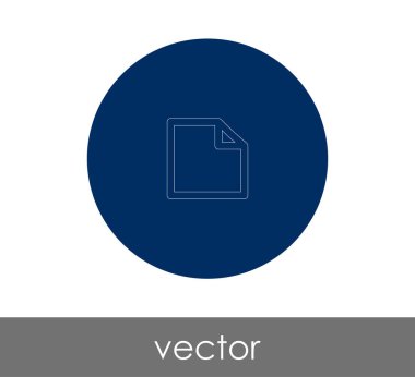 web tasarım ve uygulamaları, vektör çizim için belge simgesi 