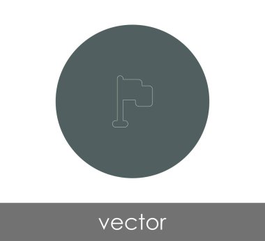 web tasarım ve uygulamaları, vektör çizim için bayrak simgesi