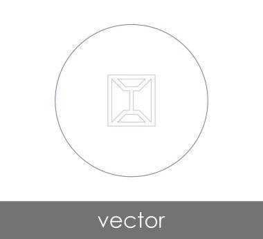 zarf simgesi vektör illüstrasyonu