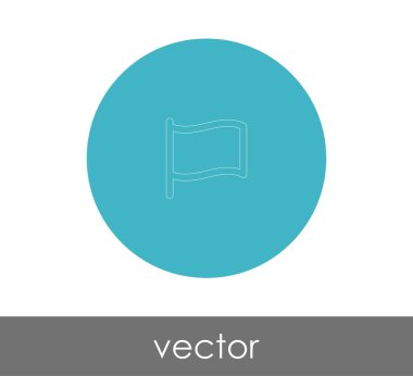 web tasarım ve uygulamaları, vektör çizim için bayrak simgesi