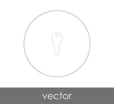 anahtar simge vektör çizim, logo