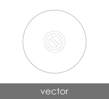 web tasarım ve uygulamaları, vektör illüstrasyon işareti simgesi yasak 