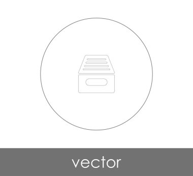 logo, arşiv simge vektör çizim 