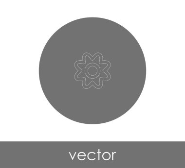 web tasarım ve uygulamalar için çiçek simgesi