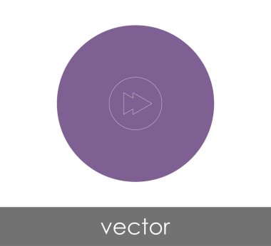 web tasarım ve uygulamaları, vektör çizim için hızlı ileri simgesi 