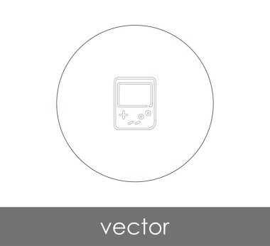 joystick simgesi vektör illüstrasyonu