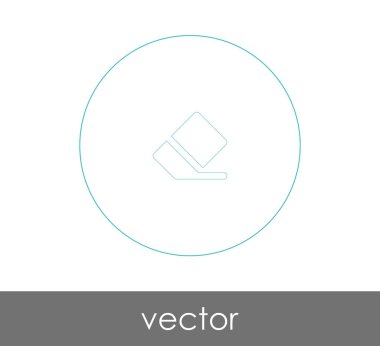 vektör çizim tasarım silgi simgesi