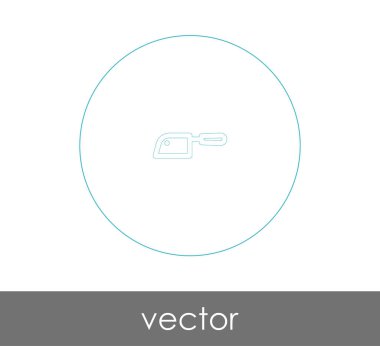 bıçak simgesi vektör illüstrasyonu