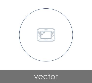 joystick simgesi vektör illüstrasyonu