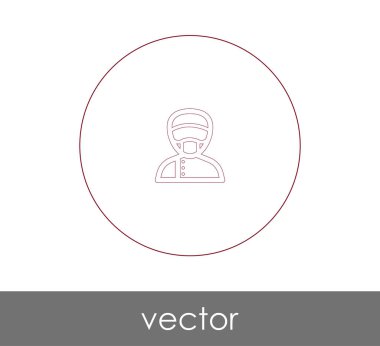 Doktor Simge vektör illüstrasyonu