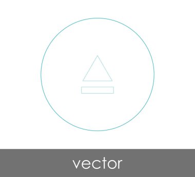 vektör çizim tasarımını çıkarma simgesini