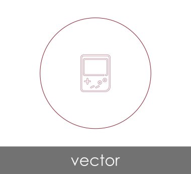 joystick simgesi vektör illüstrasyonu