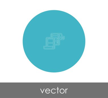 web tasarım ve uygulamaları, vektör çizim için film simgesi 