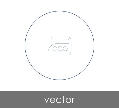 Demir ikon vektör illüstrasyonu