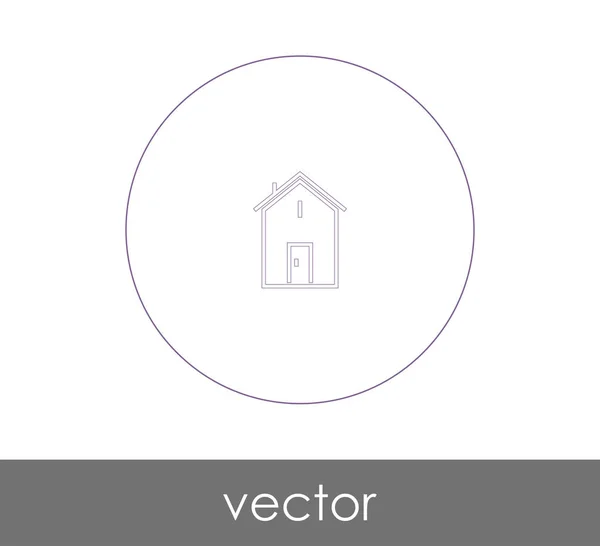 Ícone Home Para Web Design Aplicações — Vetor de Stock