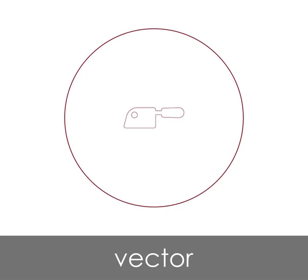Couteau Icône Vectoriel Illustration Logo — Image vectorielle