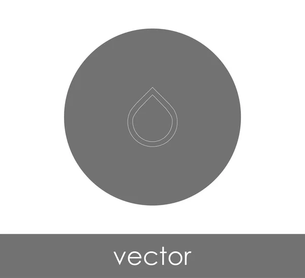 Icône Drop Illustration Vectorielle — Image vectorielle