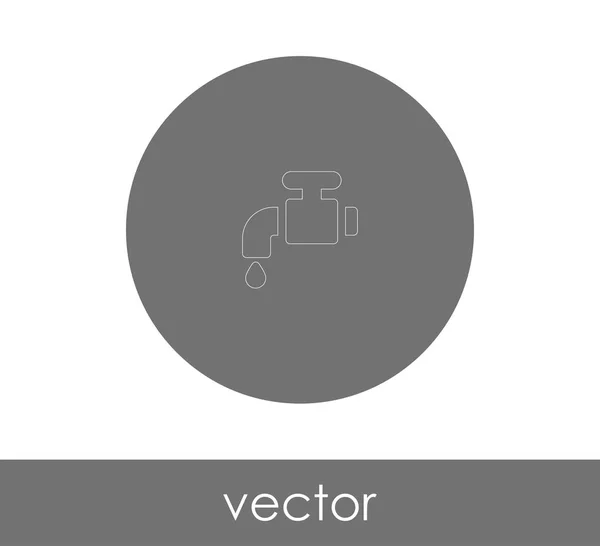 Signo Del Icono Del Grifo Ilustración Del Vector — Archivo Imágenes Vectoriales